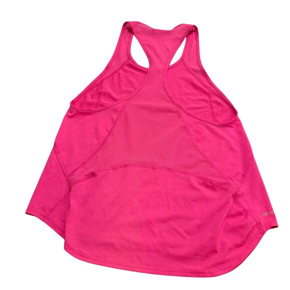 Nike Dri fit bright pink top tank lightweight breatheable fitness small stain - Picture 5 of 8